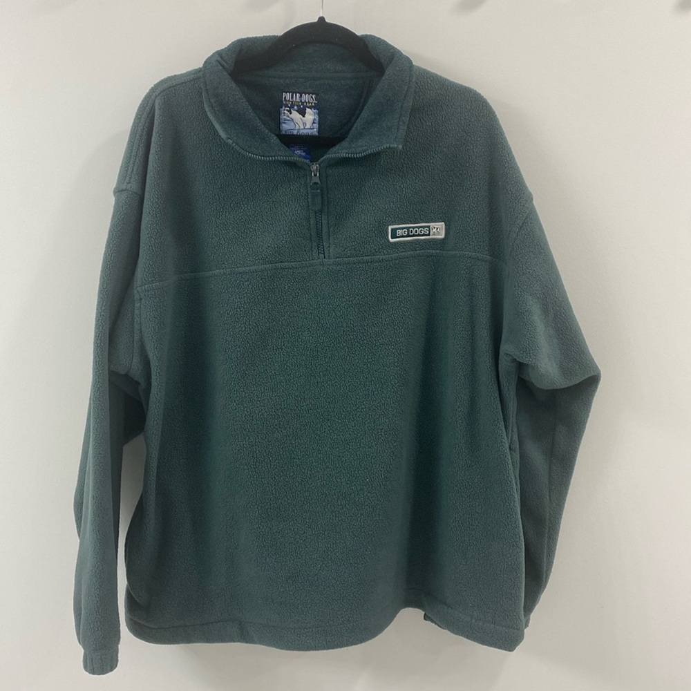 VINTAGE Comfy 3/4 Zip Fuzzy Sweater